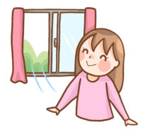 お部屋の換気